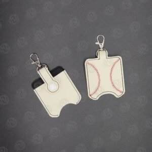 Baseball Hand Sanitizer Holder (includes lobster clasp)