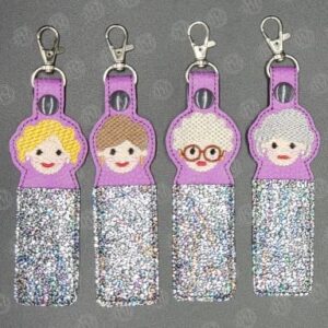 Golden Oldies Lip Balm Holders (4 pieces)