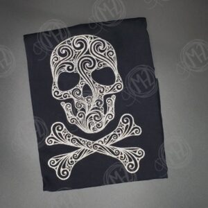 Halloween Skull and Bones Mandala Shirt